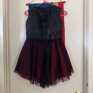 Two piece tulle skirt with beaded open back top